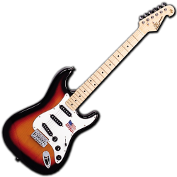 Imagem de Guitarra SX Strato Vintage American Alder Sunburst - SSTALDER3TS