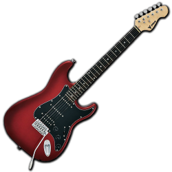 Imagem de Guitarra PHX Strato Power HSS Vermelha Metalica - STHMRD