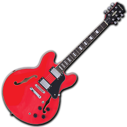 Imagem de Guitarra Strinberg Semi Acústica Vermelha - SHS300RD