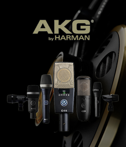 Banner Home AKG mics