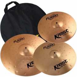 Imagem de Kit de Pratos Krest Fusion Series 14/16/20 c/Bag - FSET2