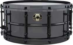 Imagem de Caixa Ludwig 14x8 Black Magic c/ Aros Diecast - LW0814