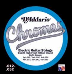 Imagem de Encordoamento D´addario Guitarra 012 Chromes - ECG25