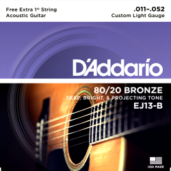 Imagem de Encordoamento D´addario Violão Aço 011 - EJ13