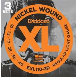 Imagem de Encordoamento D´addario Guitarra 010 3D - EXL1103D