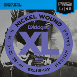 Imagem de Encordoamento D´addario Guitarra 011 Blue/jazz Rock - EXL115