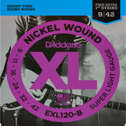 Imagem de Encordoamento D´addario Guitarra 009 Super Light - EXL120