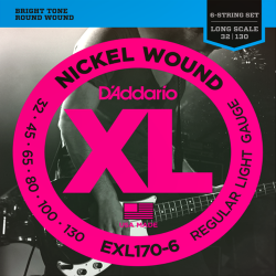 Imagem de Encordoamento D´addario Baixo 6 Cordas - EXL1706