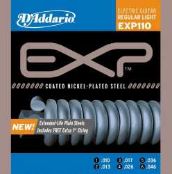 Imagem de Encordoamento D´addario Guitarra EXP 010 Regular Light - EXP110