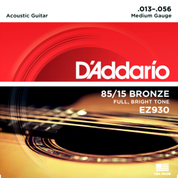 Imagem de Encordoamento D´addario Violão Aço 013 American Bronze - EZ930