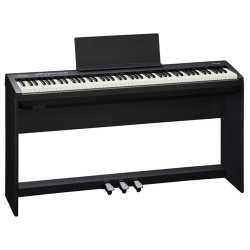 Imagem de Piano Digital Roland FP-30 com estante