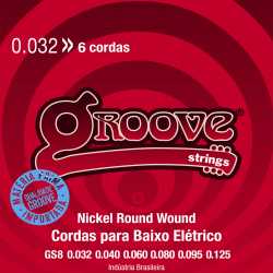 Imagem de Encordoamento Groove Baixo 6 cordas 032  - GS8