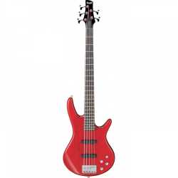 Imagem de Baixo Ibanez 5 Cordas Ativo Transparent Red GSR205TR