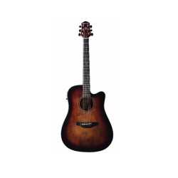 Imagem de Violão Crafter Aço Folk Elétrico Sunburst Fosco - HDE250SBRS