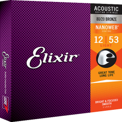 Imagem de Encordoamento Elixir Violão 012 Light - IZ3212