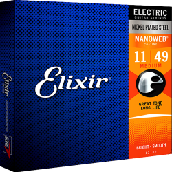 Imagem de Encordoamento Elixir Guitarra 011 - IZ3217