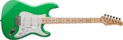 Imagem de Guitarra Jay Turser Strato Verde - JT300MSFG