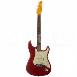 Imagem de Guitarra Jay Turser Strato JT300V CAR Candy Apple Red - JT300VCAR