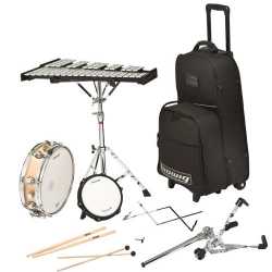 Imagem de Kit Percussao Ludwig c/ Metalofone/Caixa/Borracha de Estudo - LE2483R