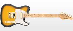 Imagem de Guitarra Jay Turser Telecaster Antique Natural Sunburst - JTLTCUSTOMDLXANS