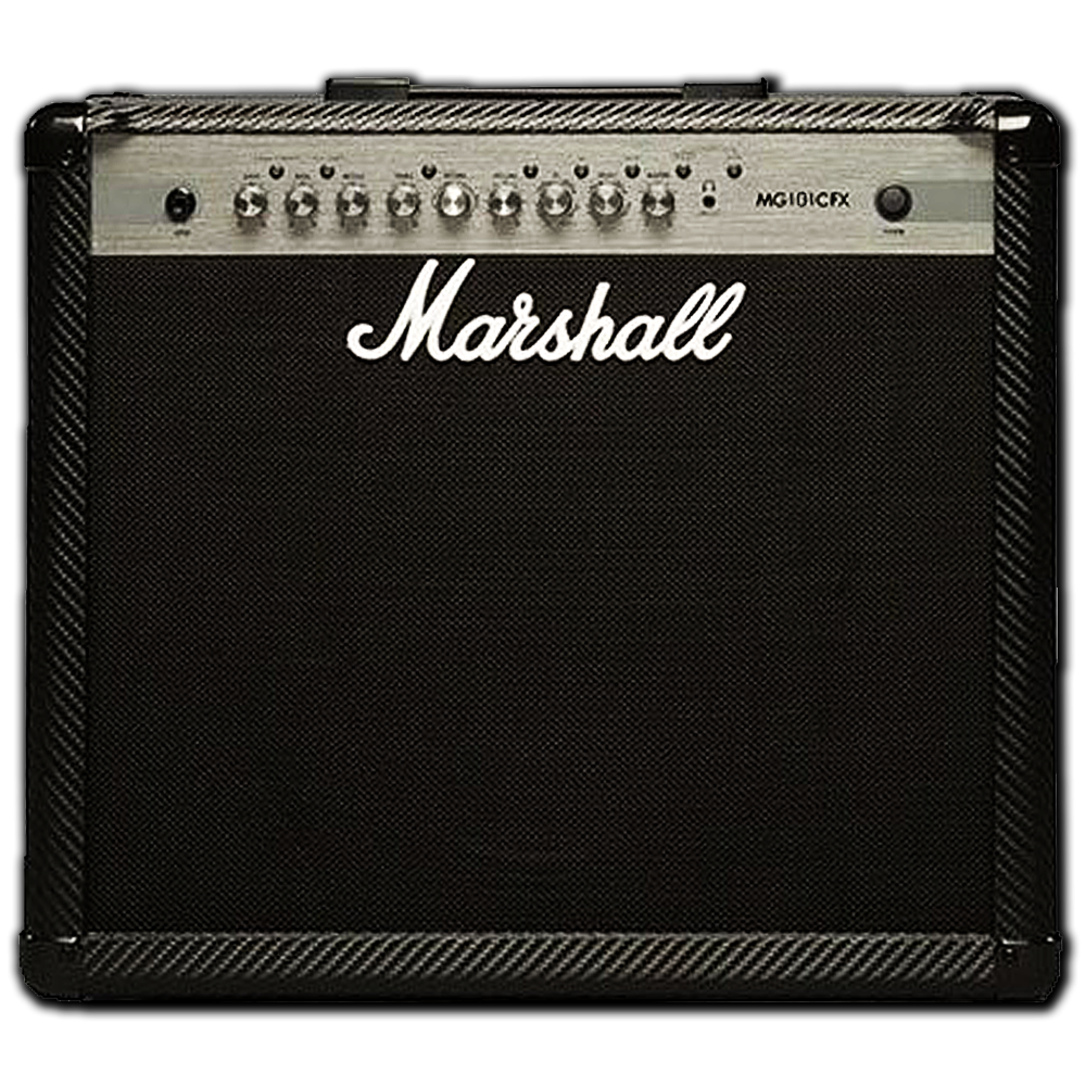 Amplificador Marshall Guitarra Carbon Fiber 100W MG101CFX Timbres Instrumentos Musicais