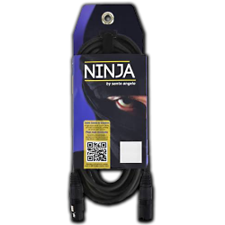 Imagem de Cabo Microfone Santo Angelo Ninja XLR/XLR 3,05M - NINJALWB10FT