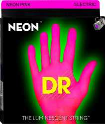 Imagem de Encordoamento Neon DR Guitarra 009 - Pink - NPE09