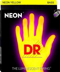 Imagem de Encordoamento Neon DR Baixo 4C 040 Amarelo - NYB4