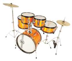 Imagem de Bateria Nagano One Drum Infantil Laranja - ONEDRUM-OM