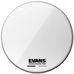 Imagem de Pele 20 Evans MS1 Clear Branca - BD20MS1W