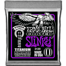 Imagem de Encordoamento Ernie Ball Guitarra Coated Power Slinky 011 - 3120