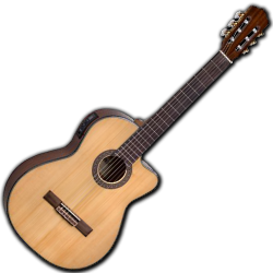 Imagem de Violão PHX Classico Nylon Cutway Eletrico Natural - NL39LCNA