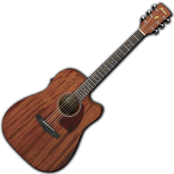 Imagem de Violao Ibanez Aço Eletroacustico Folk Mahogany Satin - PF12MHCEOPN