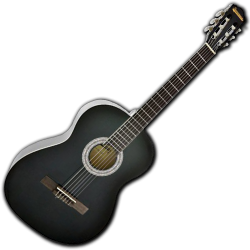 Imagem de Violão Serenna Classico Nylon Preto - NL47BK