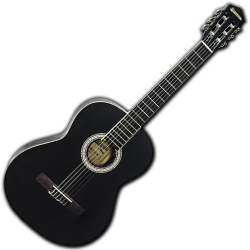 Imagem de Violão Serenna Classico Nylon Preto Fosco - NL47BKS