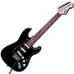 Imagem de Guitarra PHX Strato S Preta - ST1BK