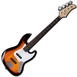 Imagem de Baixo 4 Cordas Strinberg Jazz Bass Sunburst - JBS40SB