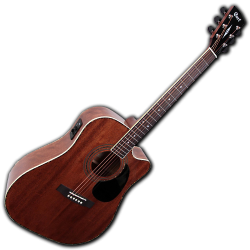 Imagem de Violão Cort Aço Folk Mahogany C/ Capa - AD880MCEOPBB