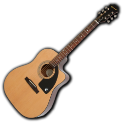 Imagem de Violão Epiphone Aço Natural - AJ100CE