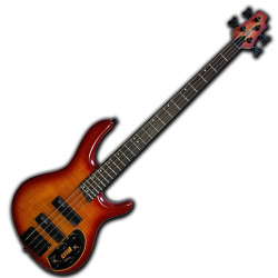 Imagem de Baixo 4 Cordas Cort Artisan Pro Open Cherry Sunburst - ARTPROOCS