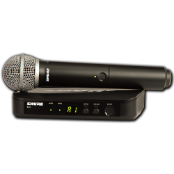 Imagem de Microfone Sem Fio Shure BLX Mao UHF C/ PG58 - BLX24BRPG58