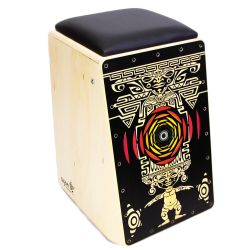 Imagem de Cajon Percussion Linha Tribo "Toten" Eletrico  - ET206E