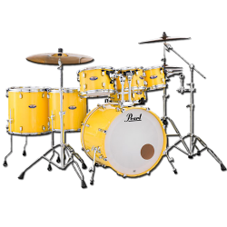 Imagem de Bateria Pearl Decade Maple 8/10/12/14/16/22/CX14 Solid Yellow C/ Ferragens 830 - DMP925SP/C228 - DMP925SP-C228