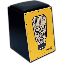 Imagem de Cajon Percussion Linha Gospel "Sal" Elétrico C/ 2 Microfones e Almofada - EG214EE