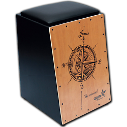 Imagem de Cajon Percussion Linha Gospel "Oriente" Eletrico C/ Almofada - EG215E