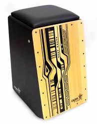 Imagem de Cajon Percussion Linha Tribo KAIMAN Eletrico - ET209EE