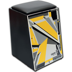 Imagem de Cajon Percussion Linha Unic "Wall" Elétrico C/ 2 Microfones e Almofada - EU311EE