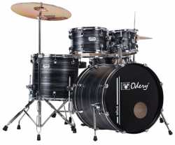 Imagem de Bateria Odery INROCK  10/14/18/Cx13 C/ Ferragem Black Mist - IR80HW-BM