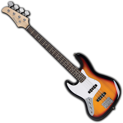 Imagem de Baixo 4 Cordas Strinberg Jazz Bass Canhoto Sunburst -  JBS40SBLH