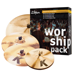 Imagem de Kit Pratos Zildjian K Custom Worship 14/ 16/ 18/ 20 - KC0801W